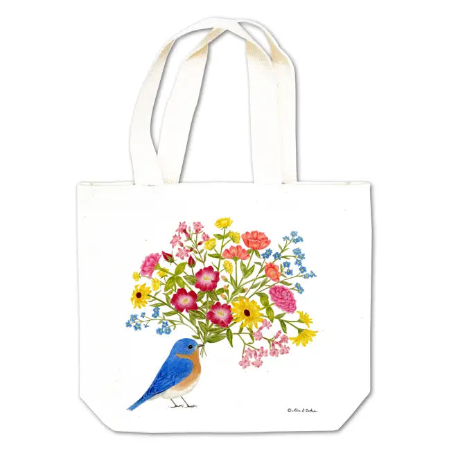 Bird Bouquet Gift Tote