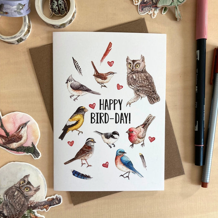 Happy Bird-Day! - Birthday Card