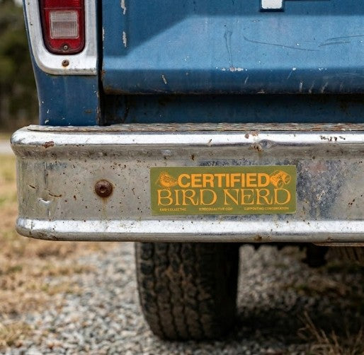 Bird Nerd Bumper Sticker