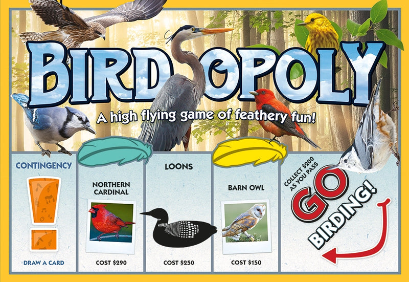 Bird-Opoly Board Game, By Late For the Sky