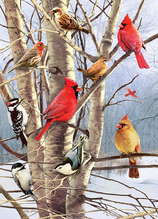 Winter Birds 1000pc Puzzle 
puzzle image