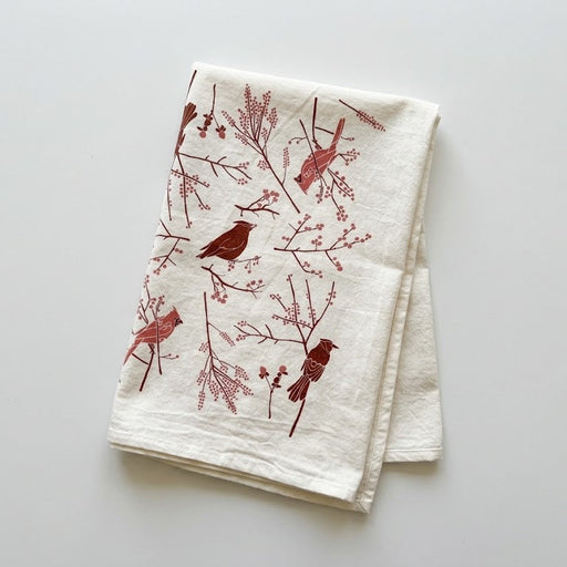 Birds + Berries Towel