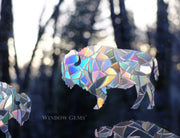 Bison Window Clings