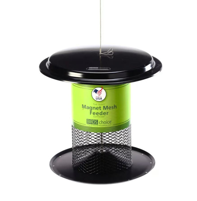 Magnet Mesh Hanging Bird Feeder for Sunflower Seeds