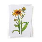 Black Eyed Susan Summer Wildflower Botany Card