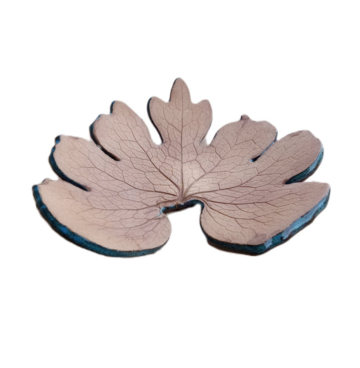 Stoneware Trinket Dish -Bloodroot Leaf