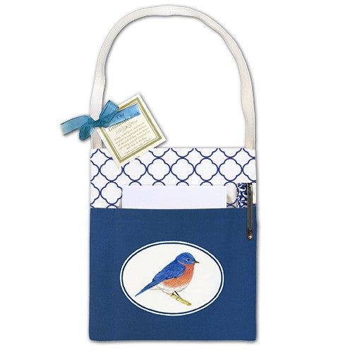 Gratitude Bag - Note Pad and Pen - Bluebird