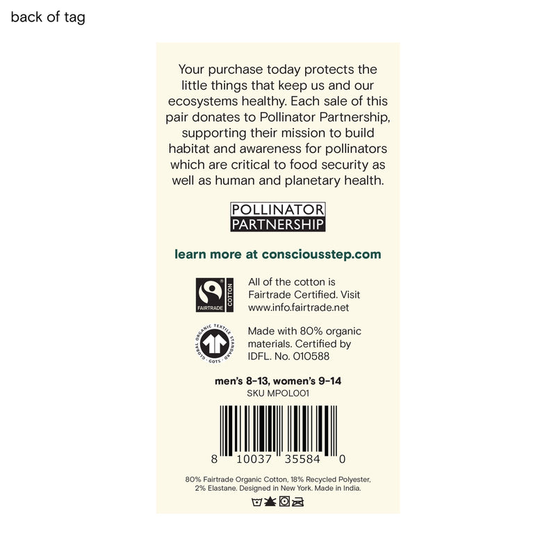 Adult Socks That Protect Pollinators (Blue Ladybugs)