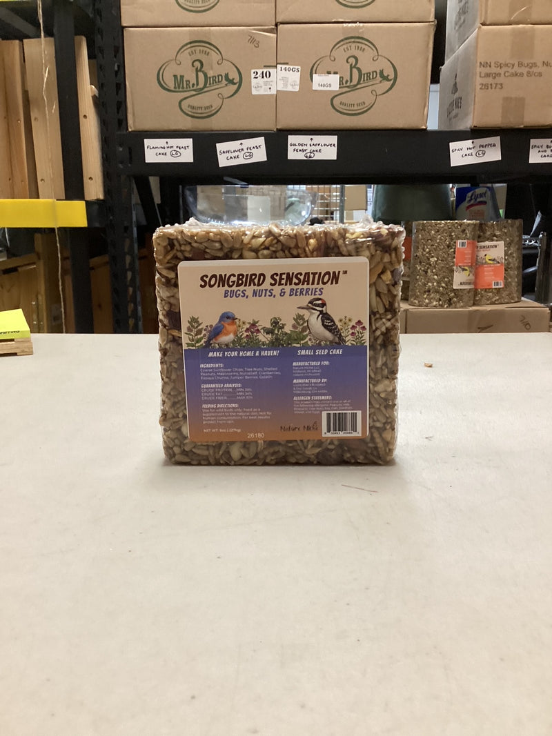 Bugs, Nuts and Berries Small Seed Cakes 7 oz