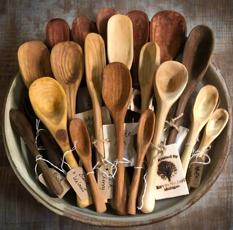 Handmade Wooden Spoons
All different sizes and varieties