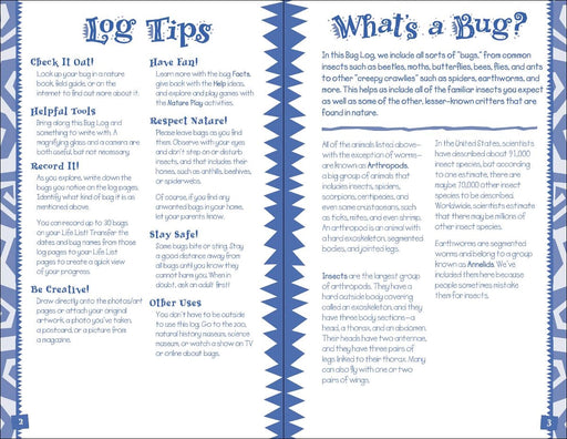 Bug Log Kids - log tips and info