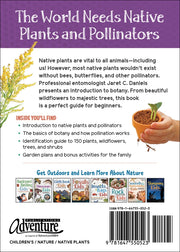 Back cover for Pollinators and Native Plants for Kids