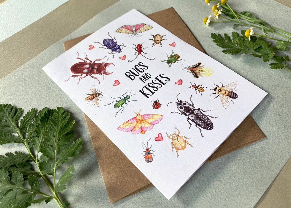 Bugs and Kisses Card