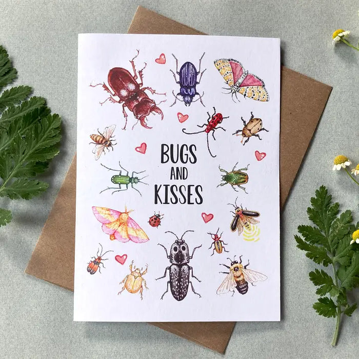 Bugs and Kisses Card