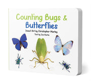 Counting Bugs & Butterflies: Insect Art by Christopher Marley Board Book