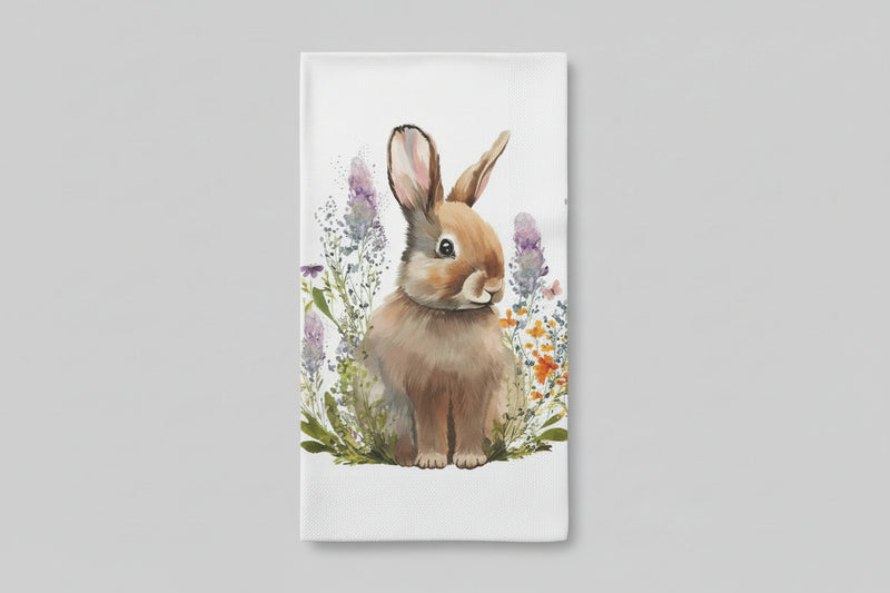 Belle Bunny Paper Napkin - Guest Size