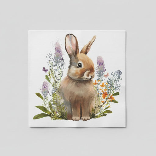 Belle Bunny Paper Napkin - Lunch Size