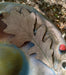 Hanging Bird Bath - Bur Oak Leaf