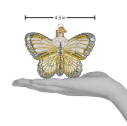 Sterling Butterfly Ornament