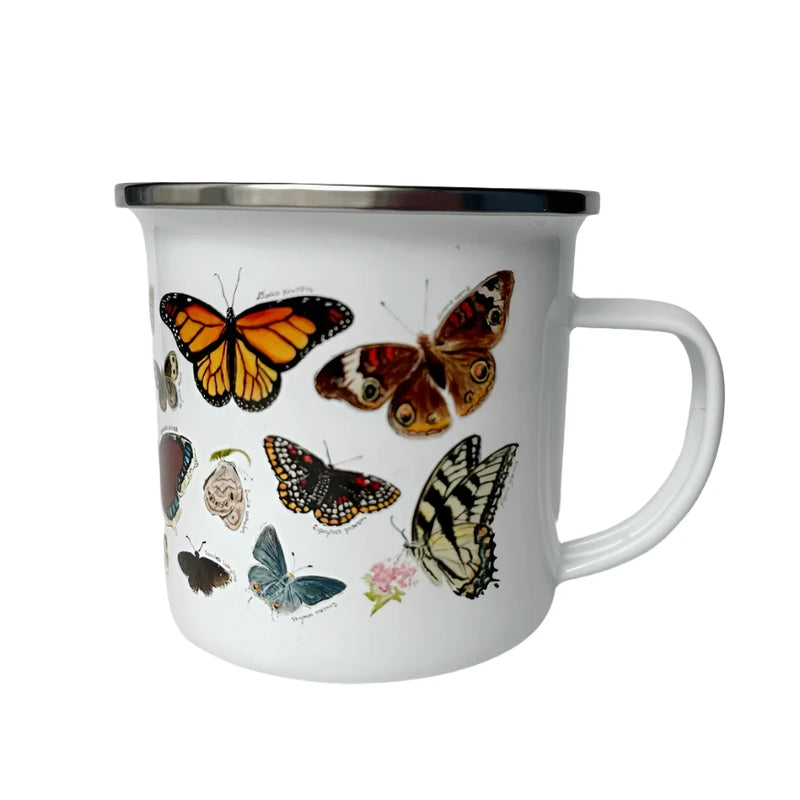 Camping Mug - Butterflies