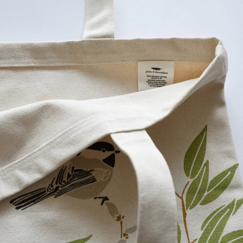 Willow Thicket Organic Canvas Tote
inside seam work of the June & December totes