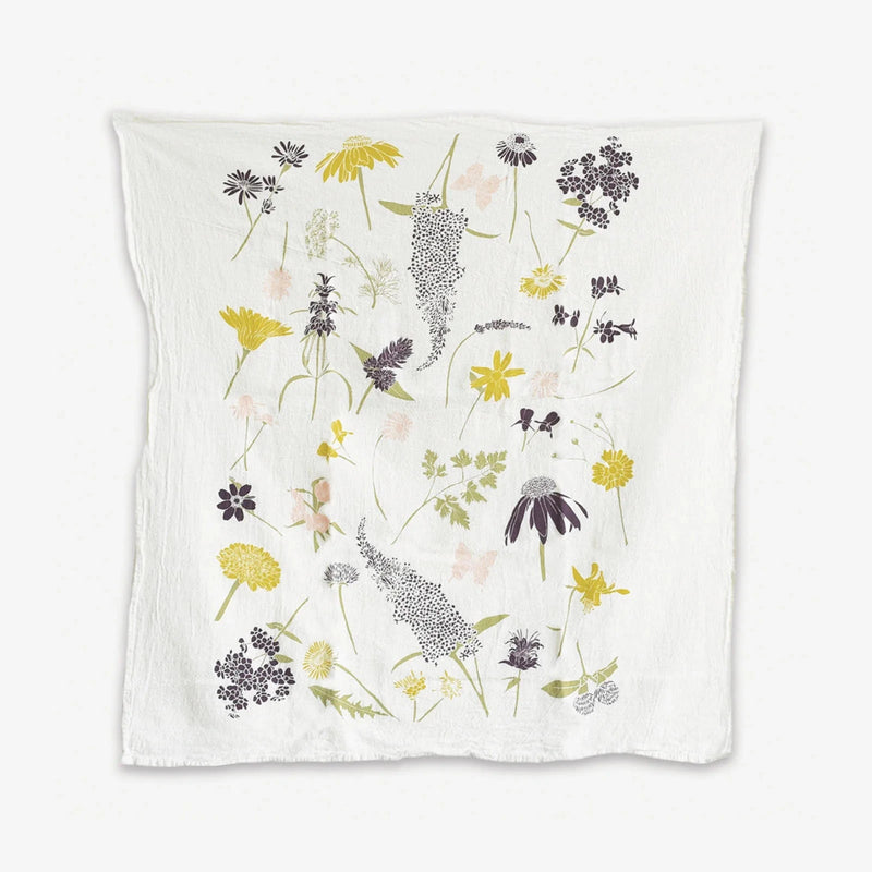 Butterfly Garden Kitchen Towel