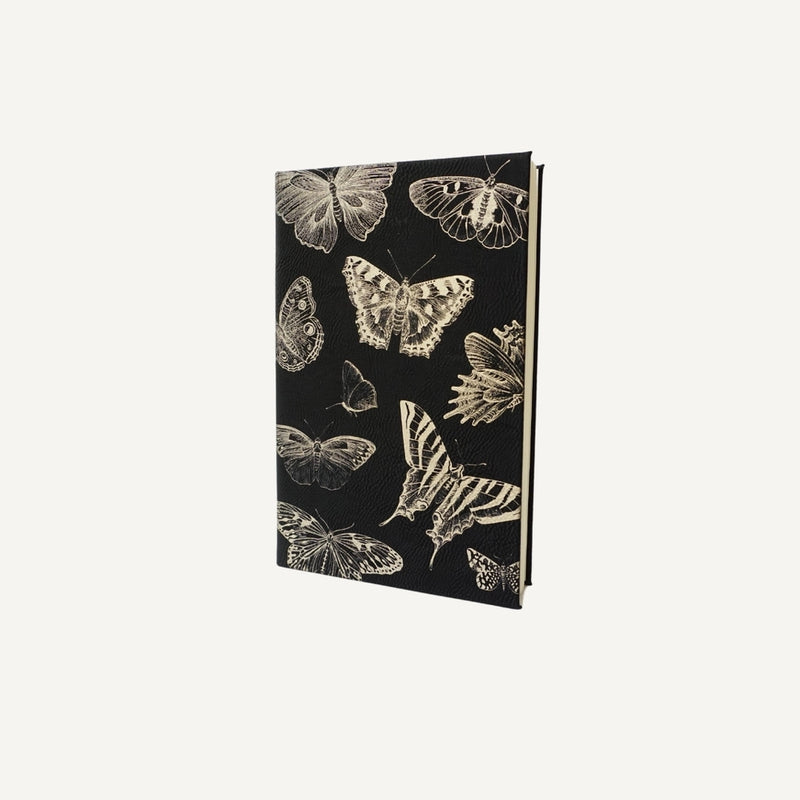 Journal - Butterflies - Black Faux Leather