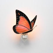 Stained Glass Monarch Butterfly Nightlight
lit up