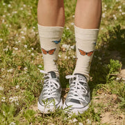 socks being worn front view