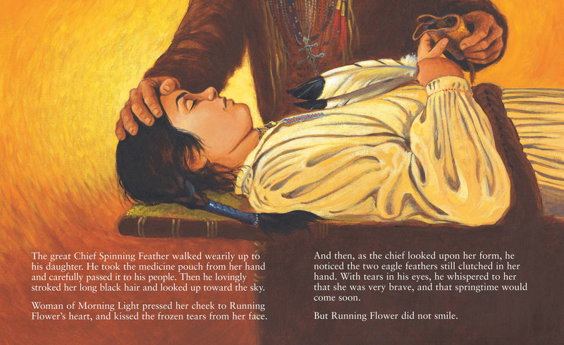 Legend of the Lady's Slipper picture book sample page