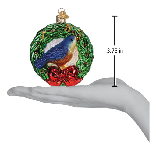 Calling Bird Ornament to scale