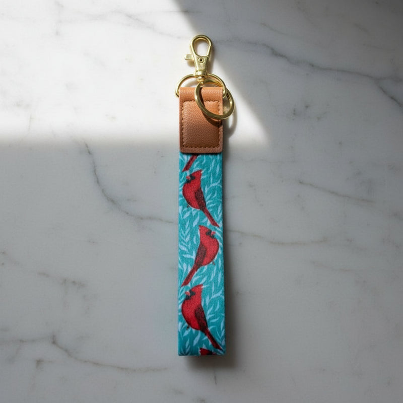 Keychain Wristlet - Cardinal