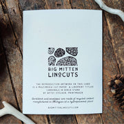 Cardinal Greeting Card - back of card