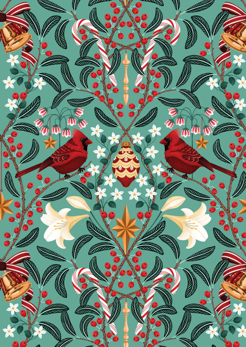 Catherine Marion: Christmas Day Holiday Cards - closeup of card