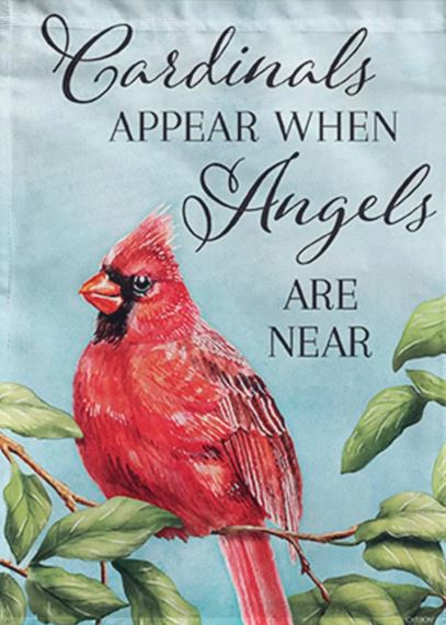 Cardinals Appear Garden Flag
