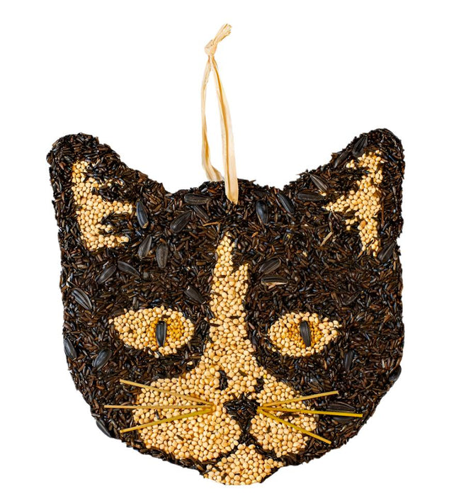 Cat Cookies - Birdseed Ornaments - Tuxedo