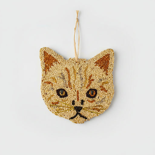 Cat Cookies - Birdseed Ornaments - Tabby