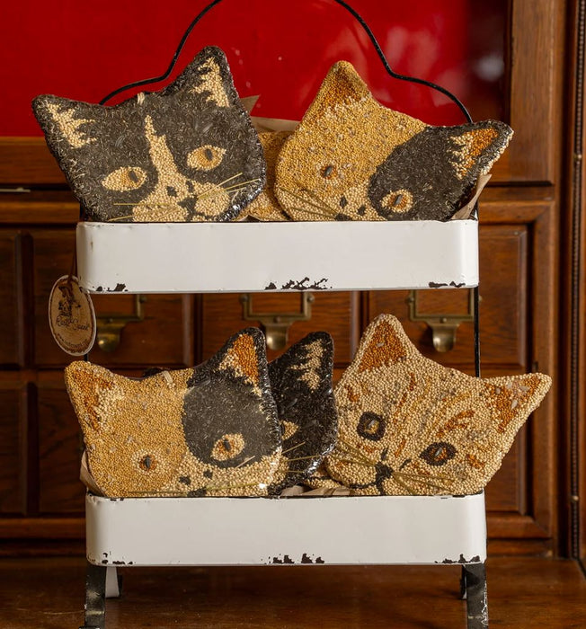 Cat Cookies - Birdseed Ornaments