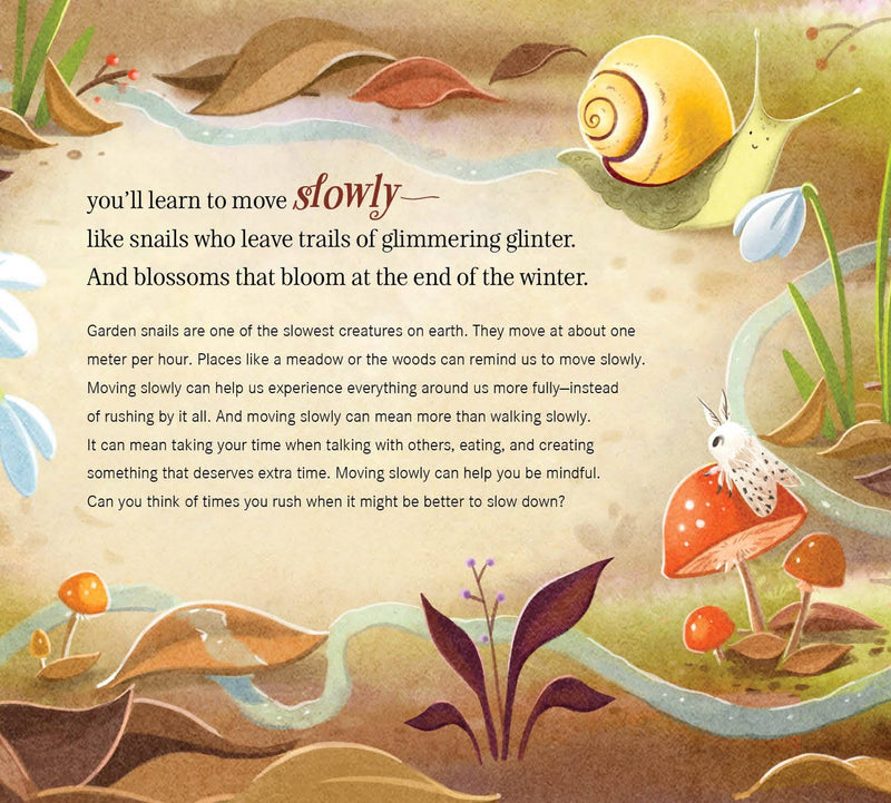 When You Go Into Nature Picture Book
text and illustration about snails