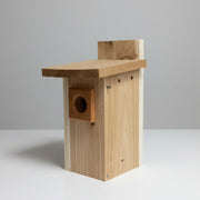 Cedar Bluebird house with polywood predator guard