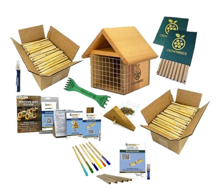 Crown Bees Chalet Bee House Bundle - Dual Season
