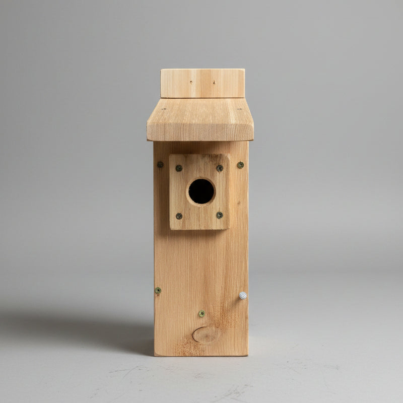 Large Chickadee/Wren House - Post Mounted