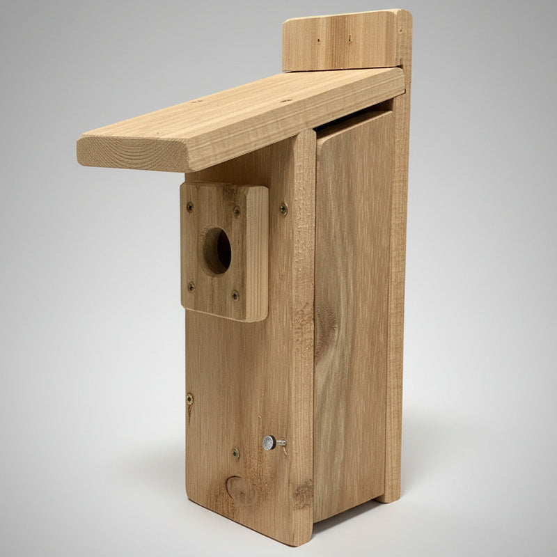 Large Chickadee/Wren House - Post Mounted