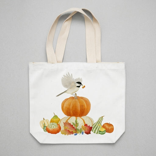 Fall Chickadee Gift Tote