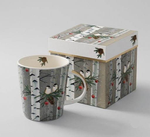 Mug in Gift Box - Birch & Birds