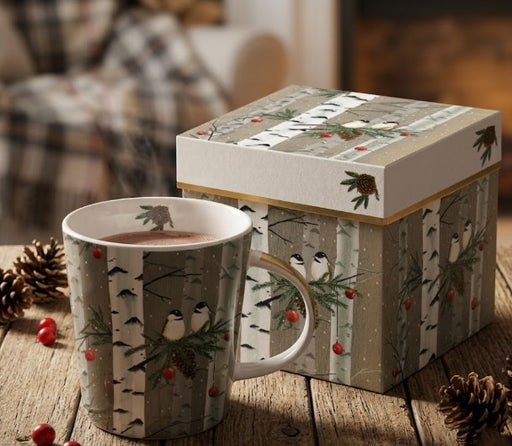 Mug in Gift Box - Birch & Birds