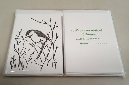 Gwen Frostic: Chickadee Holiday Cards - Set of 10