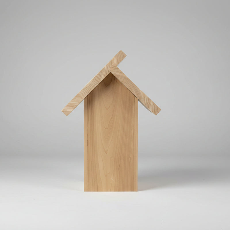 Chickadee/Wren Nest Box with Peaked Roof - Western Redcedar