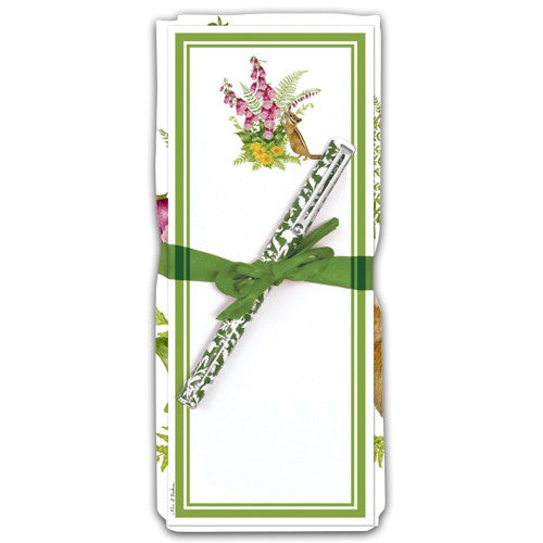 Chipmunk Flour Sack Towel & Magnetic Note Pad Set