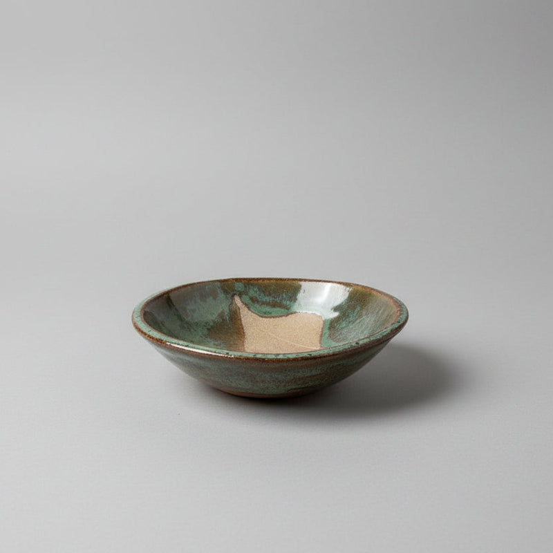 Stoneware Tiny Embossed Leaf Bowl - Eastern Cottonwood